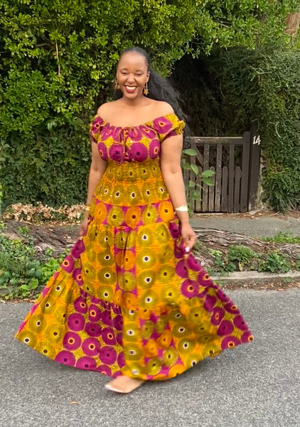 Sarai bohemian maxi dress