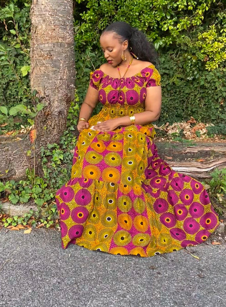 Sarai bohemian maxi dress