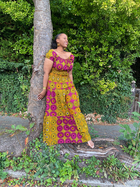 Sarai bohemian maxi dress