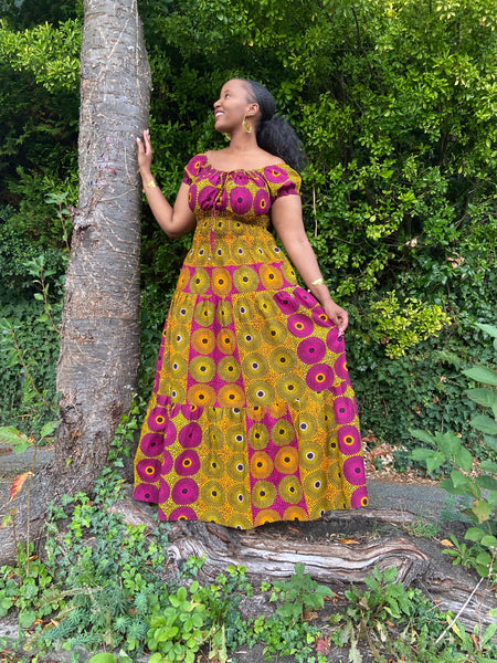 Sarai bohemian maxi dress