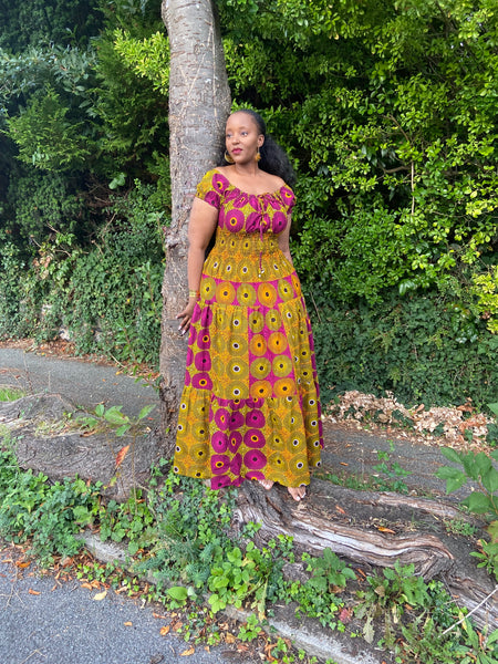 Sarai bohemian maxi dress