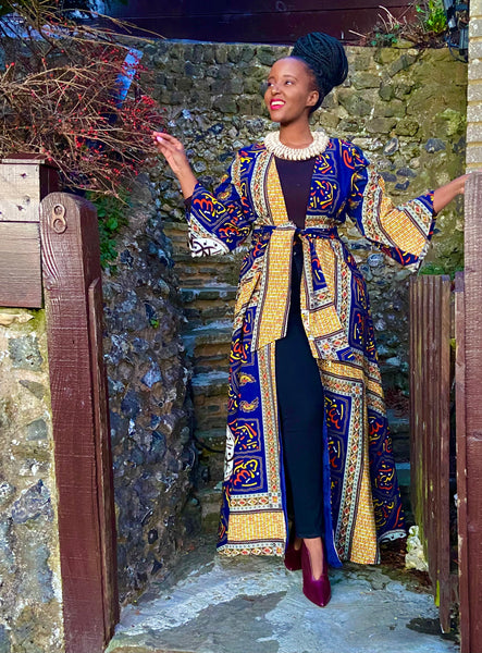 Hamata Kimono in blue.