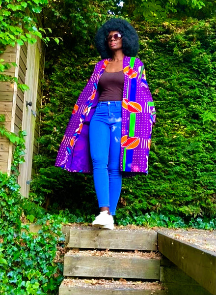 Purple LARIBA kimono