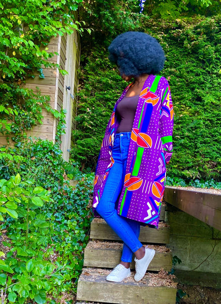 Purple LARIBA kimono