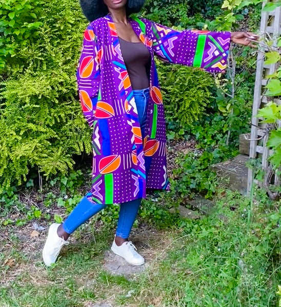 Purple LARIBA kimono