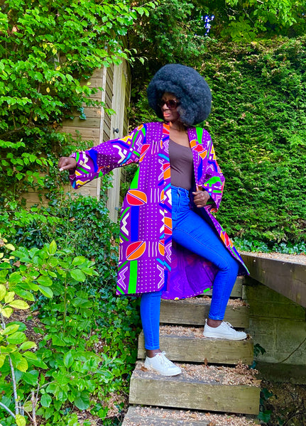 Purple LARIBA kimono
