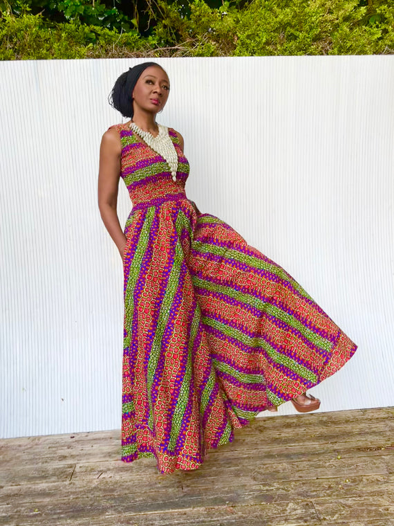 Talata wide leg smocked jumpsuit