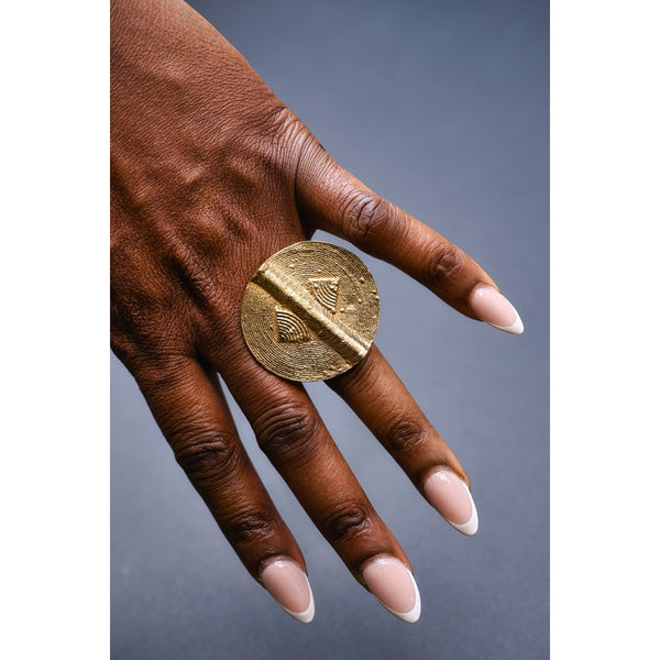 Statement bronze rings