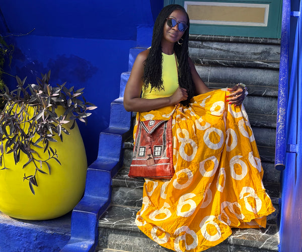 Zaina Bohemian handmade leather bag.