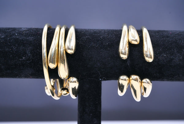 Adjustable minimalist Brass cuff bracelet