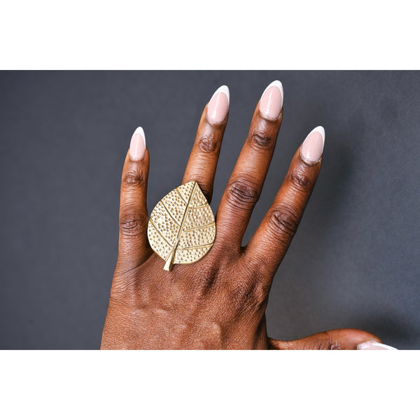 Statement bronze rings