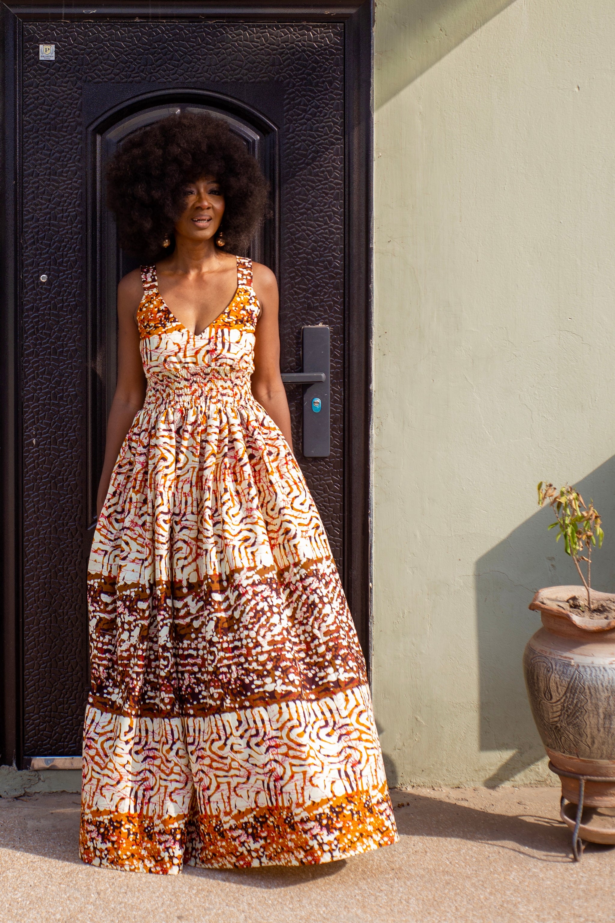 Infinity free size maxi dress in Kente print. – House of Afrika