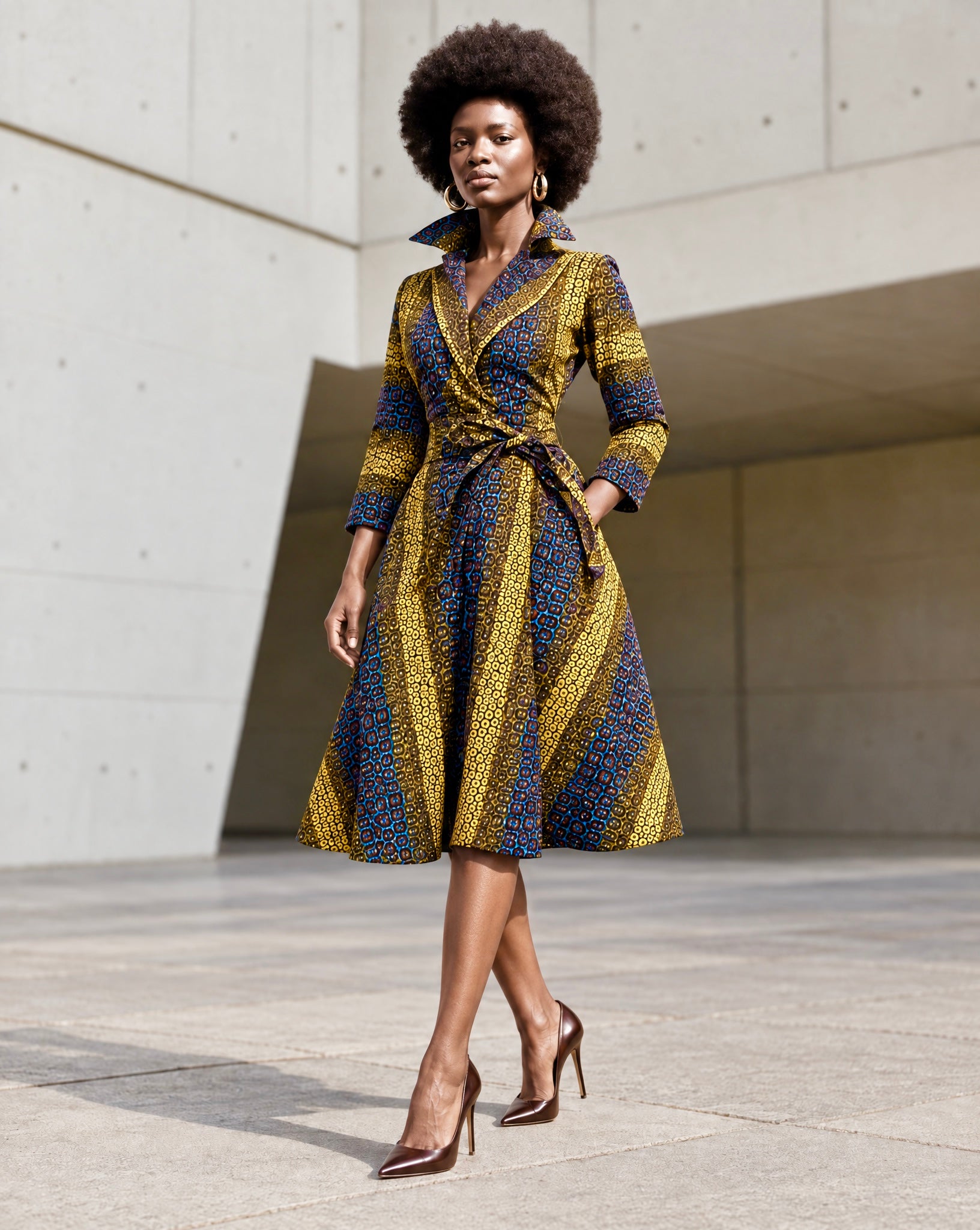Kayla shirt dress