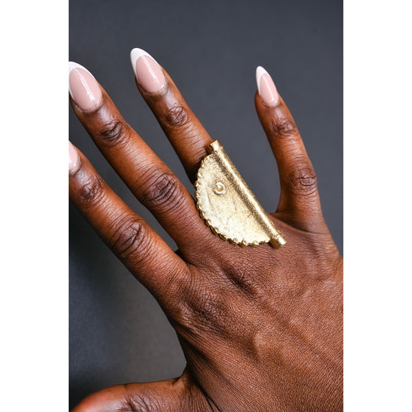 Statement bronze rings