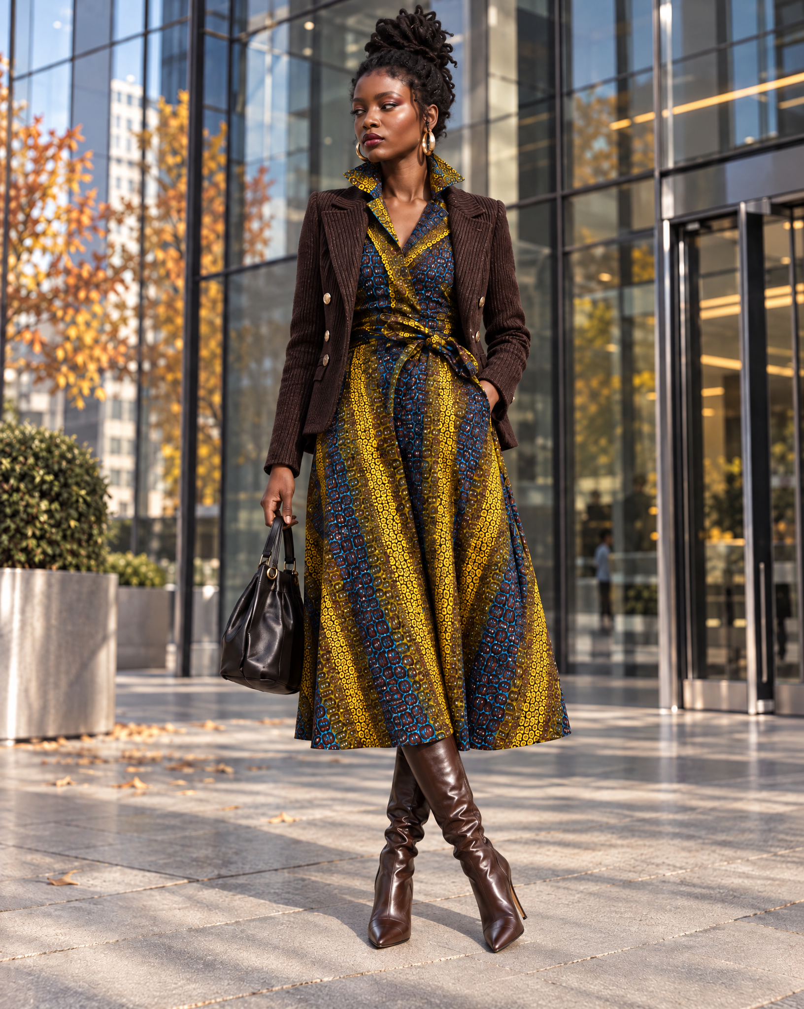 Kayla shirt dress