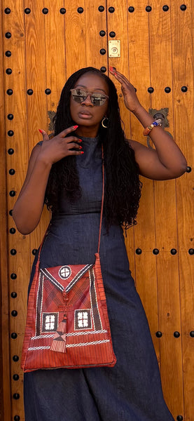 Zaina Bohemian handmade leather bag.