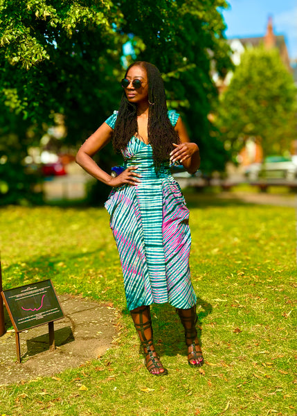 Binta tie & dye dress