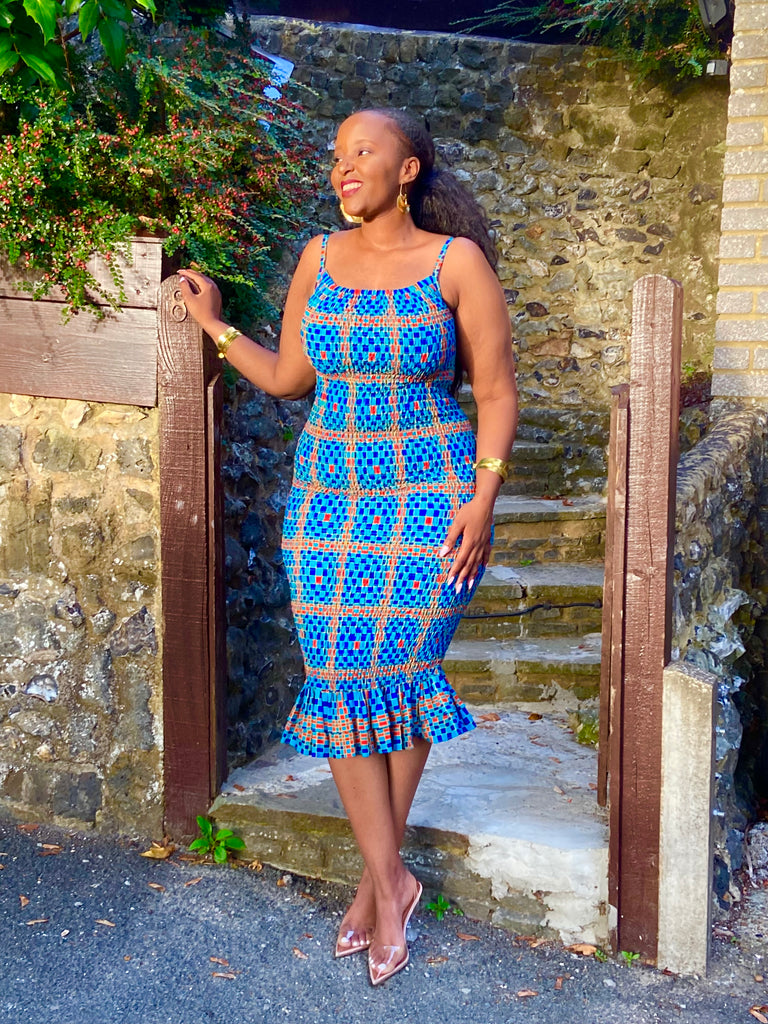 Kudira skinny strap bodycon dress – House of Afrika