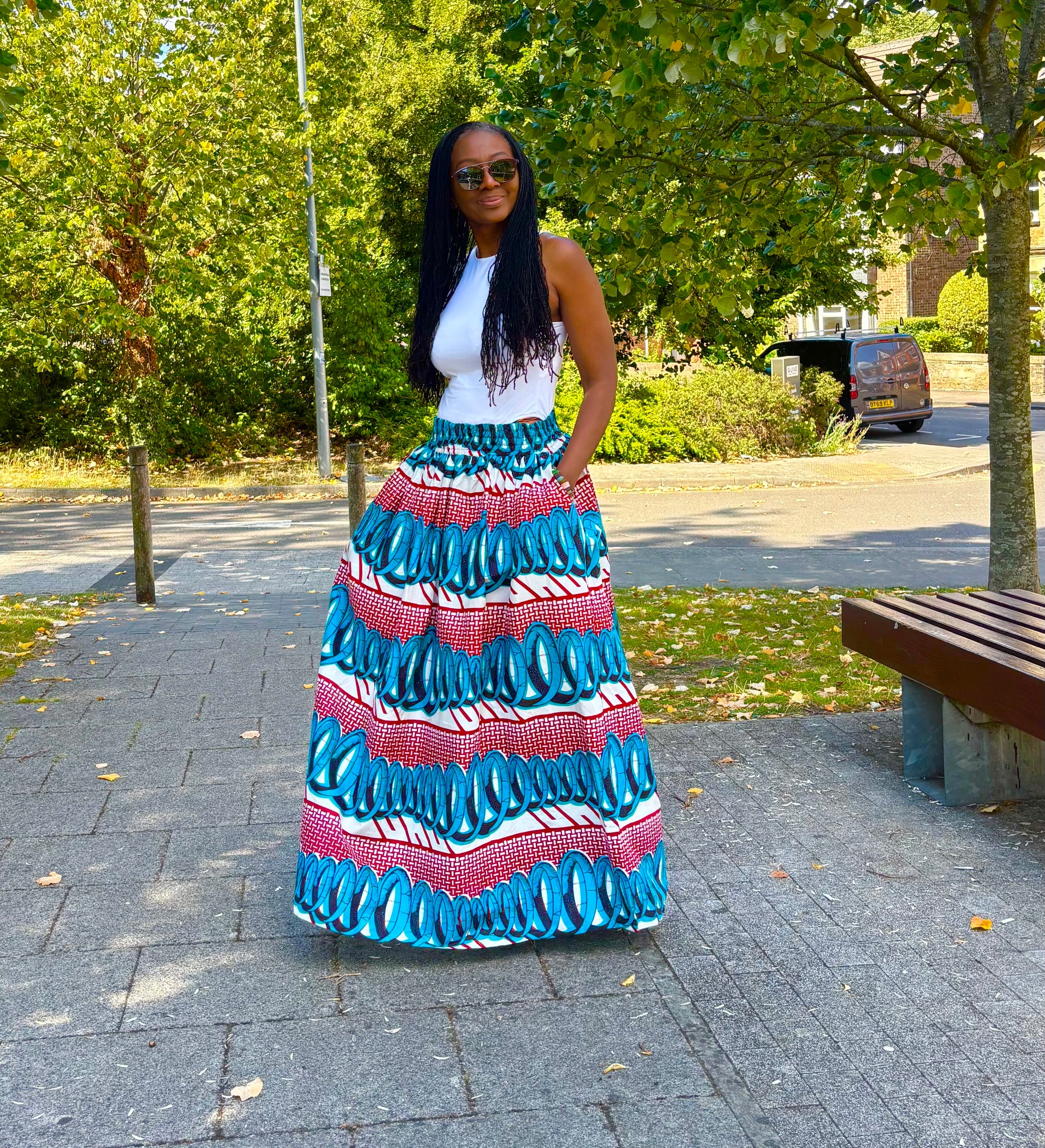 Mimosa maxi skirt