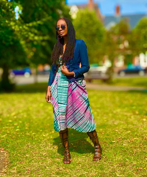 Binta tie & dye dress