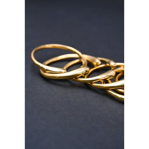 Adjustable minimalist Brass cuff bracelet