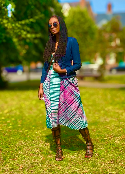 Binta tie & dye dress