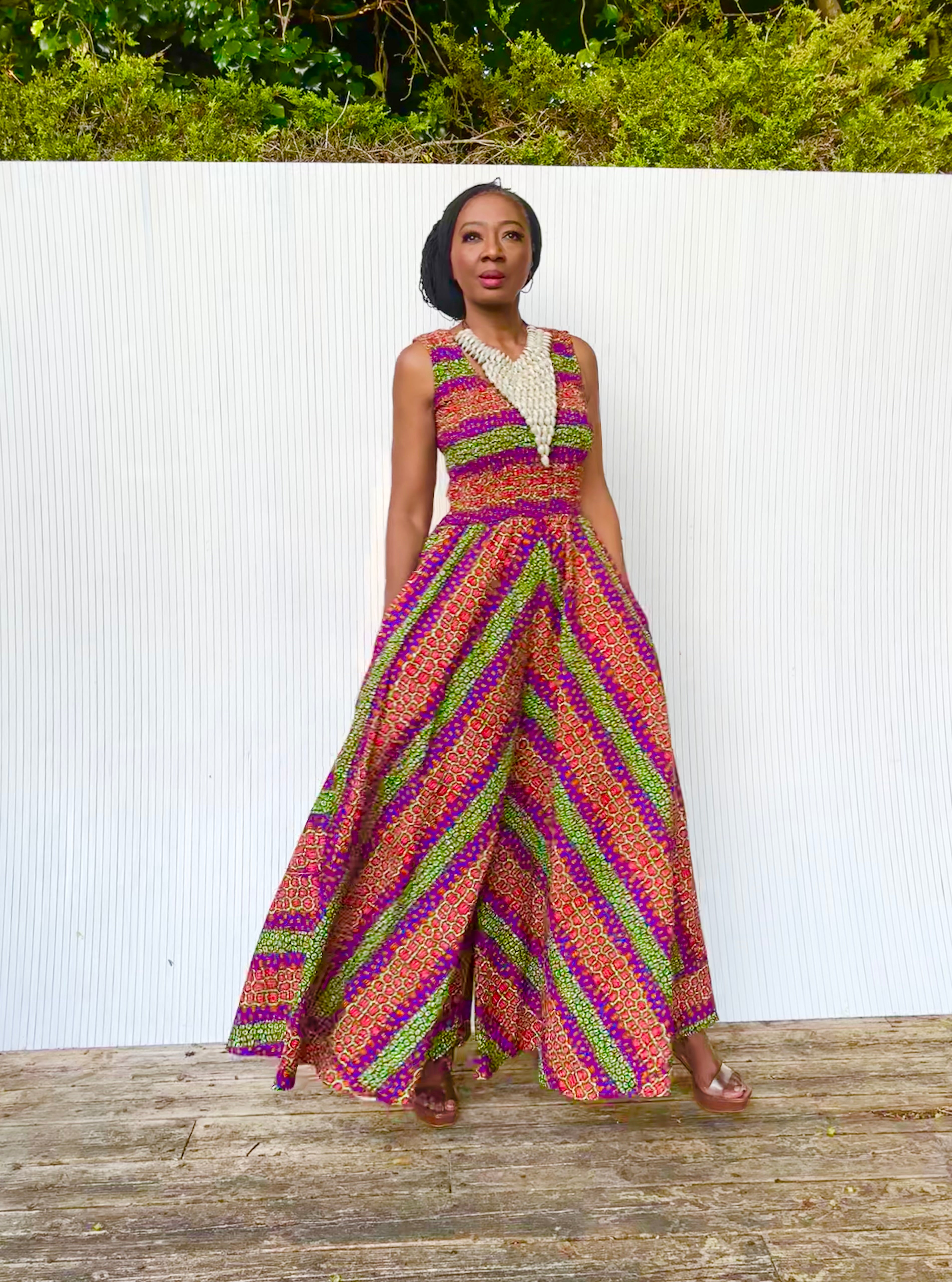 Talata wide leg smocked jumpsuit