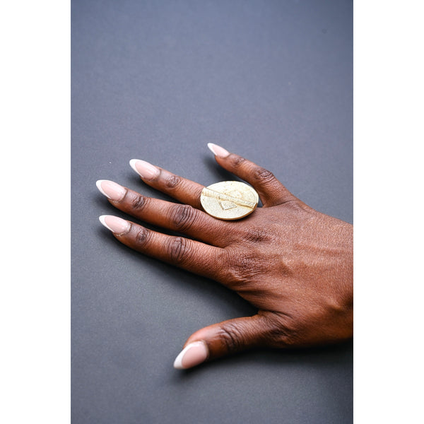 Statement bronze rings