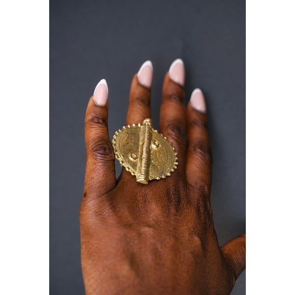 Statement bronze rings