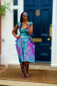 Binta tie & dye dress