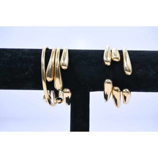 Adjustable minimalist Brass cuff bracelet