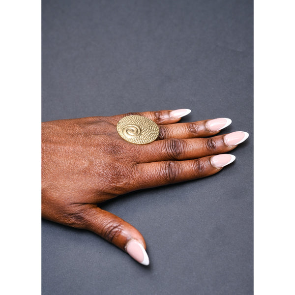 Statement bronze rings