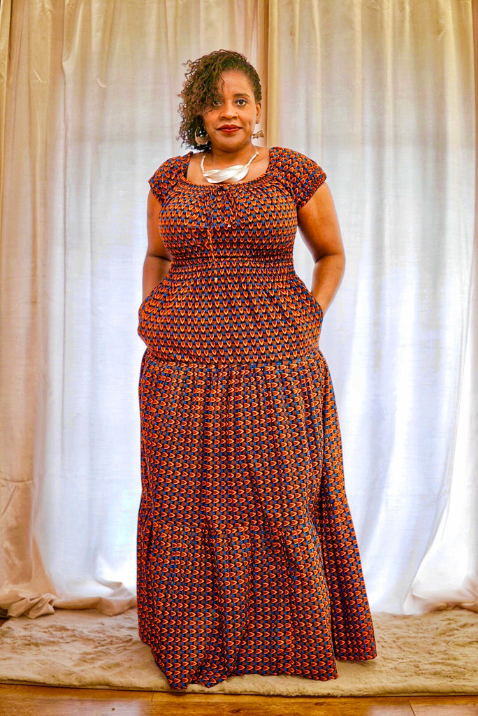 african bohemian dresses Orvila Women's African Dress Bohemian Multiway Long Maxi Dress Sexy Floral Printed Side Slit Wrap A Line Dress, orange, xl : Amazon.de: Fashion
